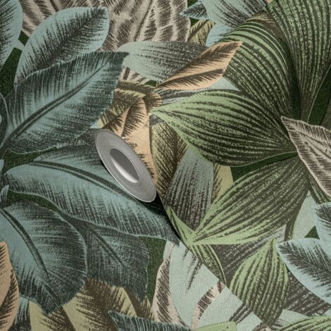 Papier peint Jungle Vert Metropolitan Stories 3 Travel Styles A.S. Création (1/4)