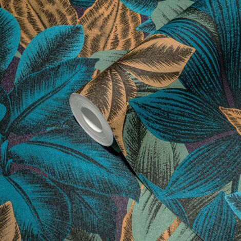 Papier peint Jungle Bleu Metropolitan Stories 3 Travel Styles A.S. Création (1/5)
