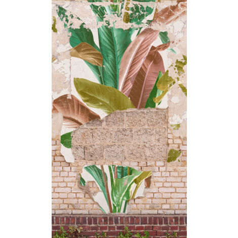 Panoramique Trompe l'oeil Rose The Wall 2 A.S. Création (1/3)