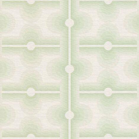 Papier peint Vintage Vert Retro Chic A.S. Création (1/4)