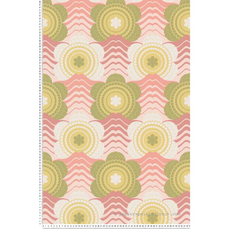 Papier peint Fleur Rose Retro Chic A.S. Création (1/7)