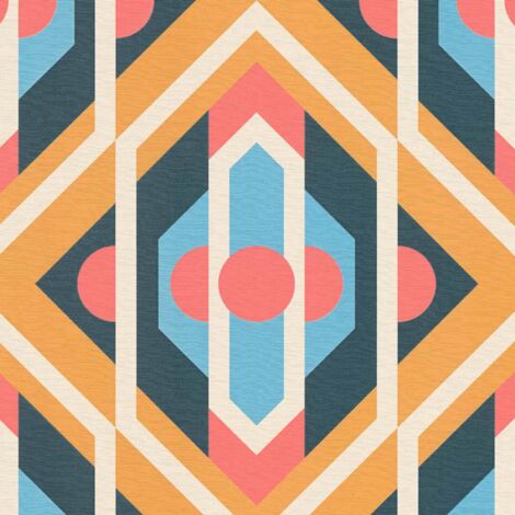 Papier peint Vintage Multicolore Retro Chic A.S. Création (1/4)