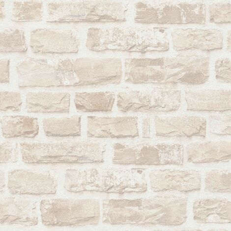 Papier peint Trompe l'oeil Beige Natural Living A.S. Création (1/7)