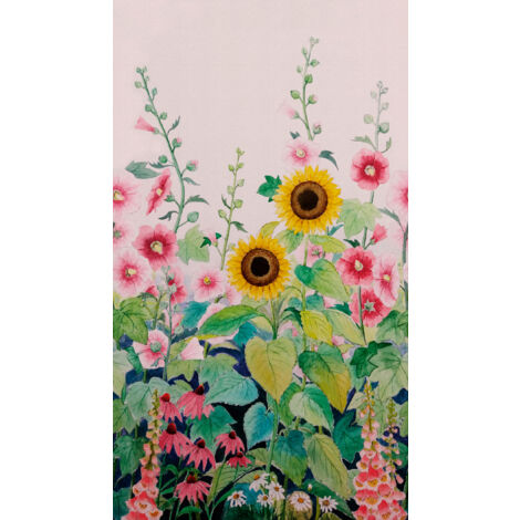 Panoramique, Fresque Fleur Multicolore The Wall 3 A.S. Création (1/3)