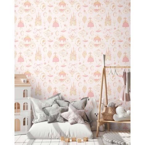 Papier peint Enfant Rose Lilly & Luis A.S. Création (1/4)