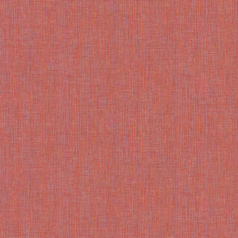 Papier peint intissé orange effet textile Tapisserie unie pour salle de bain & cuisine Papier peint uni orange rouge pour couloir (1/5)