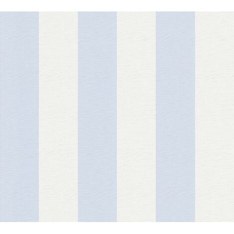 papier peint rayé bleu et blanc  - Livingwalls (1/9)