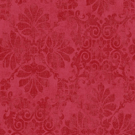 Homemaison – Papier peint à motif rouge pailleté – Expansé sur intissé 180g/m² – Lessivable et strippable – Bonne résistance à la lumière (1/6)