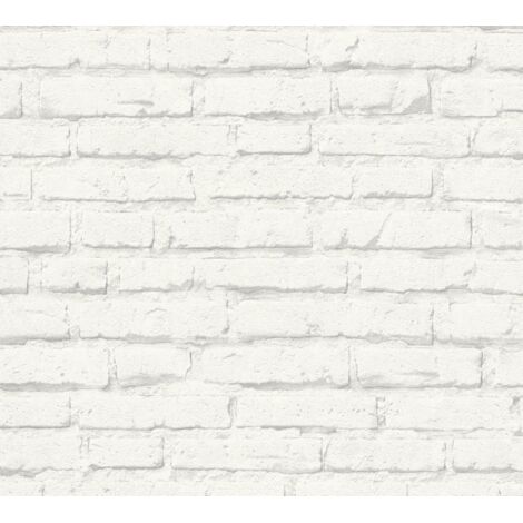 Papier peint Brique Gris Free Nature, Wood'N Stone 2, Elements 2 A.S. Création (1/5)