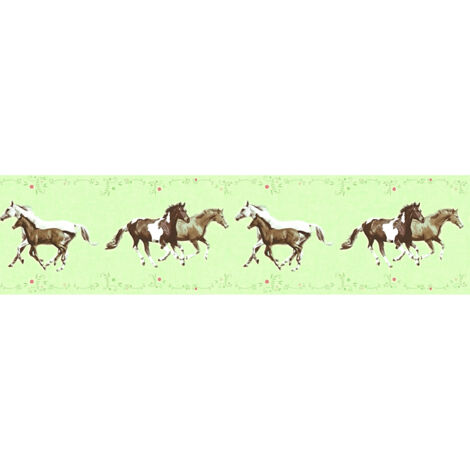 Frise Animaux Vert Little Stars A.S. Création (1/3)