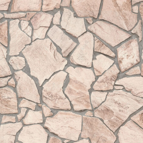 Papier peint Trompe l'oeil Beige Wood'N Stone, Wood'N Stone 2, Elements 2 A.S. Création (1/10)