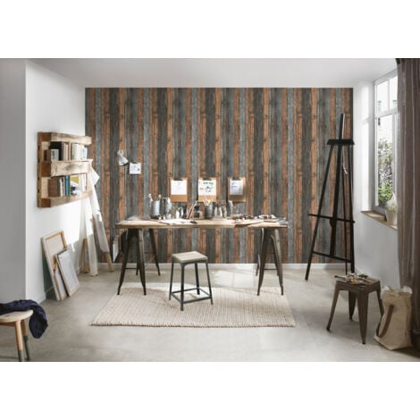 Papier peint Wood'N StoneWood'N Stone 2Elements 2 - AS-908612