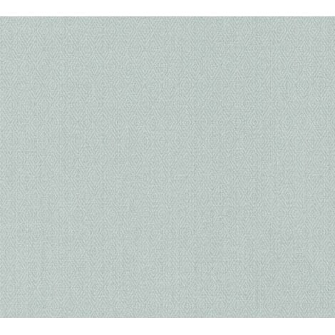 Papier peint Uni Bleu canard Linen Style A.S. Création (1/4)
