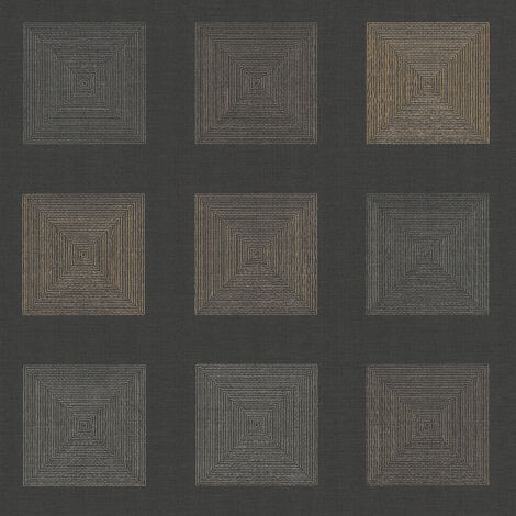 Papier peint Géométrique Noir Ethnic Origin A.S. Création (1/5)