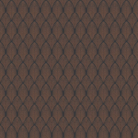 Papier peint Art Déco Marron Pop Style A.S. Création (1/5)