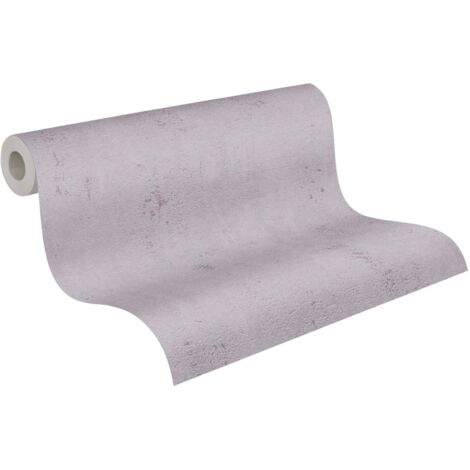 Papier peint uni gris Papier peint non-tissé effet béton dans le style industriel idéal pour salon et cuisine Papier peint moderne (1/5)