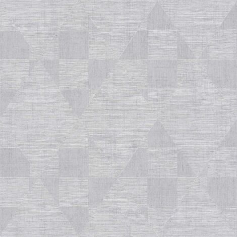 Papier peint Géométrique Gris Titanium 3 A.S. Création (1/5)