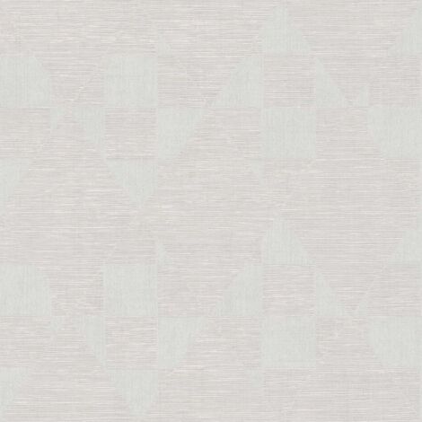 Papier peint Géométrique Blanc Titanium 3 A.S. Création (1/4)