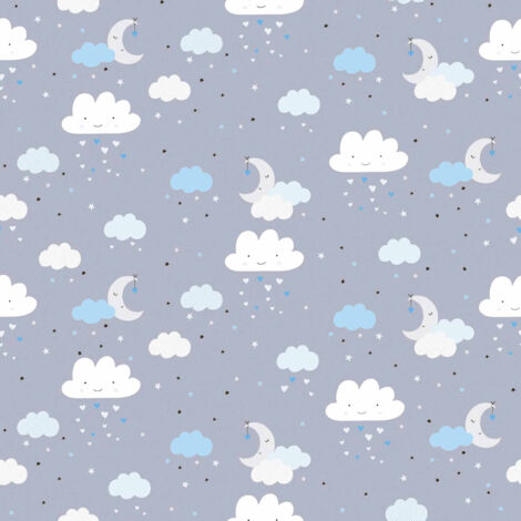 Papier peint Enfant Bleu Little Love A.S. Création (1/4)