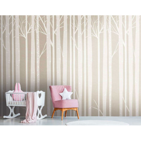 Panoramique, Fresque Nature Beige The Wall A.S. Création (1/4)