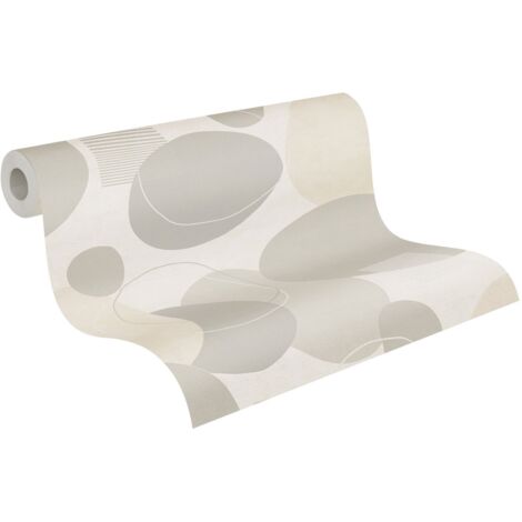 Papier peint Géométrique Beige Geo Effect A.S. Création (1/5)