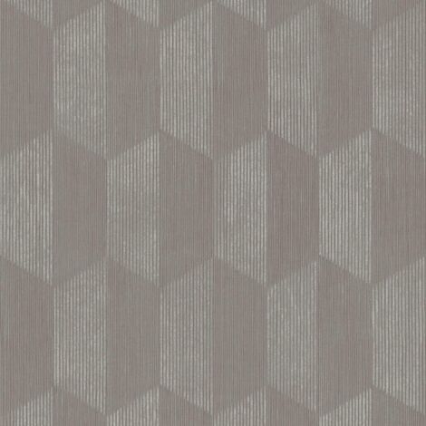 Papier peint Géométrique Gris Geo Effect A.S. Création (1/5)