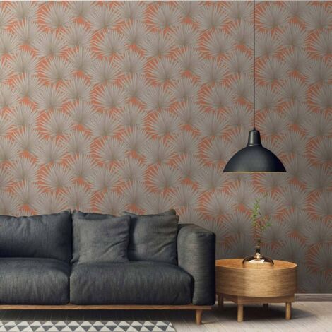 Papier peint Jungle Orange Antigua A.S. Création (1/4)