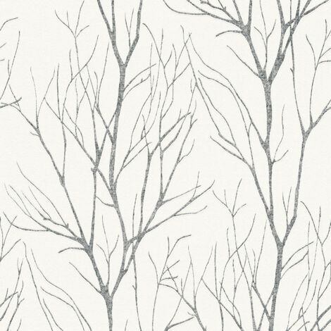 Papier peint Contemporain Noir et Blanc Attractive 2 A.S. Création (1/4)