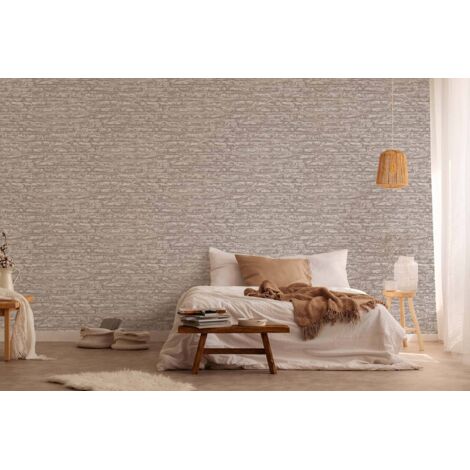 Papier peint Trompe l'oeil Gris Attractive 2 A.S. Création (1/4)
