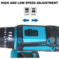 Compatible with Makita DHP483Z LXT Brushless Combi Drill Cordless Hammer Drill