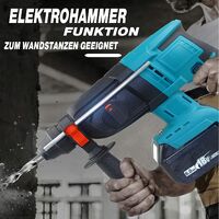 18V Cordless Brushless SDS Plus Rotary Hammer Drill Compatible with Makita DHR242Z LXT