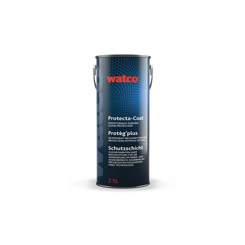 Watco Schutzschicht Anti-Rutsch, zweikomponentige Polyaspartik  Bodenbeschichtung, 2,5L