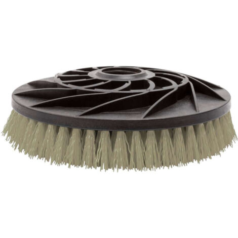 Brosse dure Twin® pour nettoyage intensif – Pour carrelages, meubles d'extérieur et murs en bois – Surface grise – Batavia