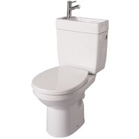Pack WC avec Lave-mains intégré DOPPIO 2 blanc