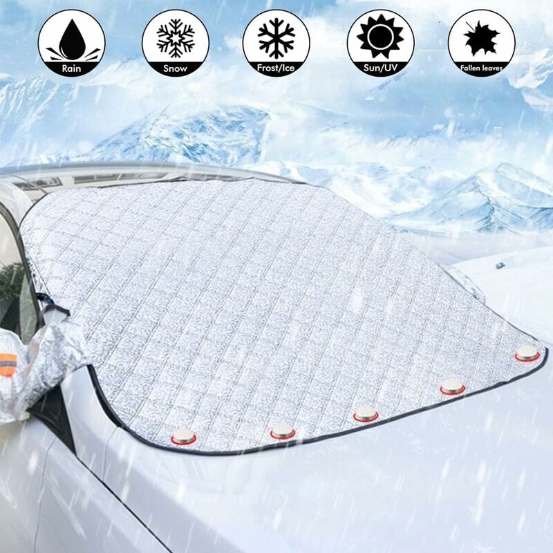 Auto Windschutzscheibe Fenster Schnee Abdeckung Auto Frontscheibe  Sonnenschirm Abdeckung für Auto Auto Schnee Eis Protector Schnee