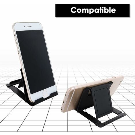 Handy-Ständer für Schreibtisch aus Holz, Handy-Halterung, tragbarer Desktop- Smartphone-Ständer, universelle Handyhalterung: : Elektronik & Foto