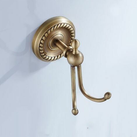 MNIVLO Bronze Badezimmer-Accessoires WC Doppelbecherhalter Messing  Seifenschalen-Sets Badzubehör (Gold)