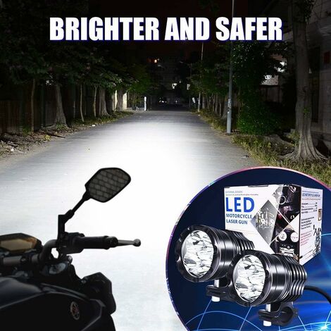 Motorrad-Scheinwerfer, LED-Zusatzscheinwerfer, 40 W, runde LED