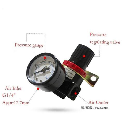COZEVDNT Ar2000 Ölabscheider und Wasserabscheider Durchmesser 1/4 mm  Luftdruckregler Gasdruck Druckminderventil Eine schöne Prozessorluftquelle