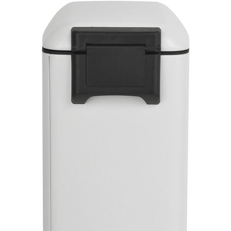 SVITA TS12 Poubelle à pédale Poubelle 12l incl. seau intérieur Pédale blanc