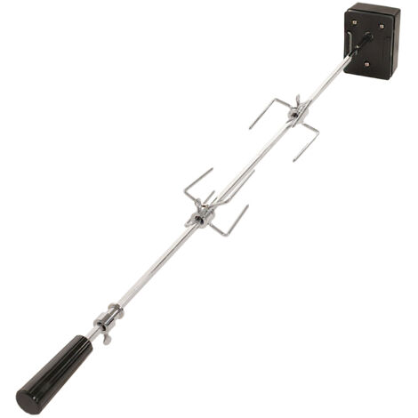 Taino – Tournebroche électrique pour gril à gaz – Longueur 106 cm – Charge maximale 10 kg – Rotation uniforme pour viandes et légumes