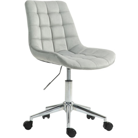 SVITA MICKY chaise de bureau pour enfants, chaise pivotante réglable en hauteur, gris