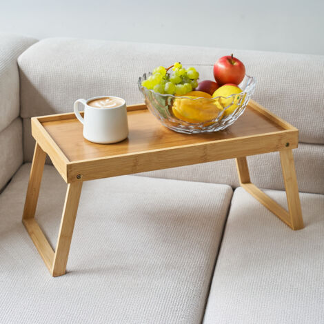 Plateau De Lit En Bambou,Plateau En Bambou Pliable Plateau En Bambou