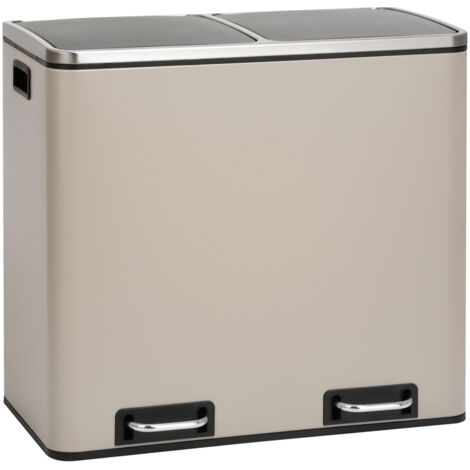 SVITA TM2X24 poubelle 48L taupe