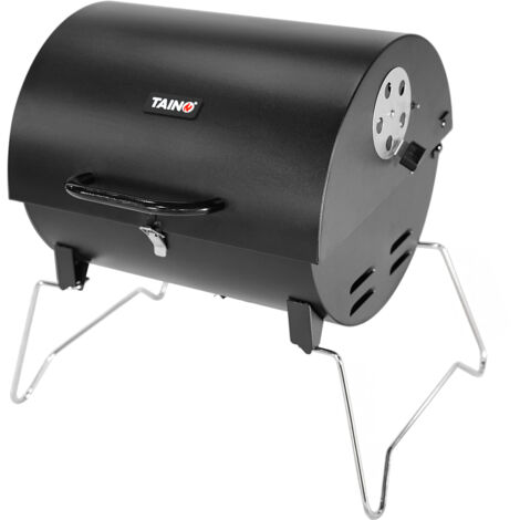 TAINO CHAROX Barbecue au charbon de bois portable barbecue de table compact barbecue de camping pour balcon avec bac à charbon