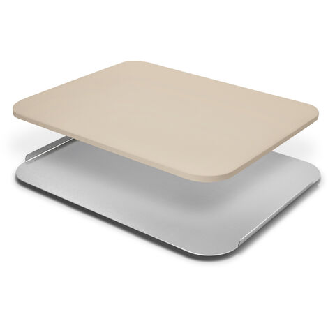 Taino – Pierre à pizza en codiérite avec plaque en aluminium – Dimensions 38,5 x 30,5 x 1 cm – Compatible four et barbecue – Cuisson croustillante