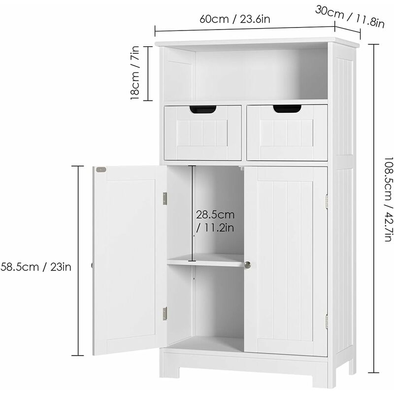 homecho bathroom floor cabinet