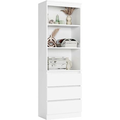 Tall Bookshelf File Storage Cabinet, Tall Storage Cabinet With Doors And Shelves Living Room