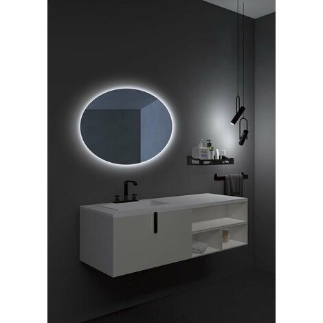 Specchio da bagno ovale retroilluminato Oval 100 Ø - LEDIMEX