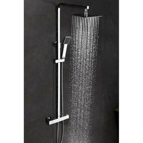 Colonne baignoire et douche anti-calcaire thermostatique chrome imex sidney  bts016 IMEX PRODUCTS BTS016_IX Pas Cher 